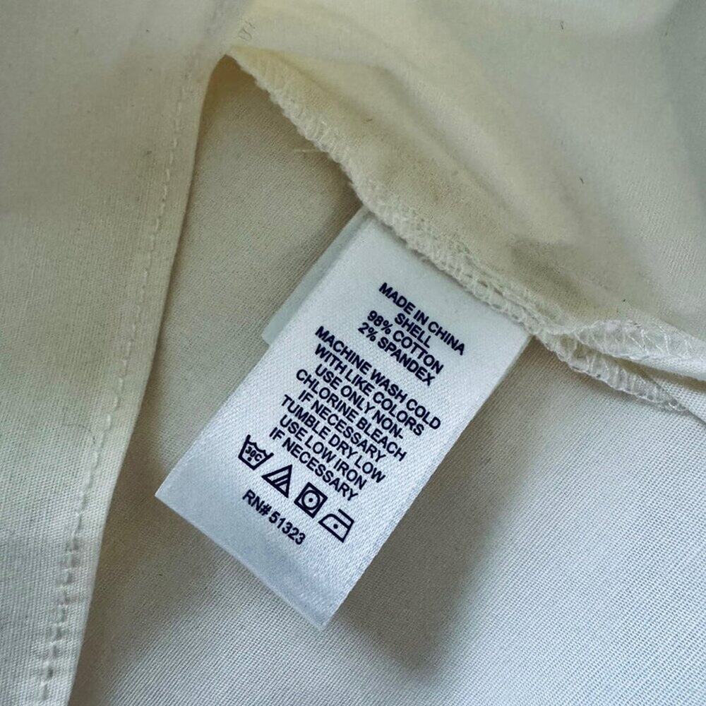 CeCe | NWT - White Flare Sleeve Cotton Blouse size XS - Picture 8 of 8